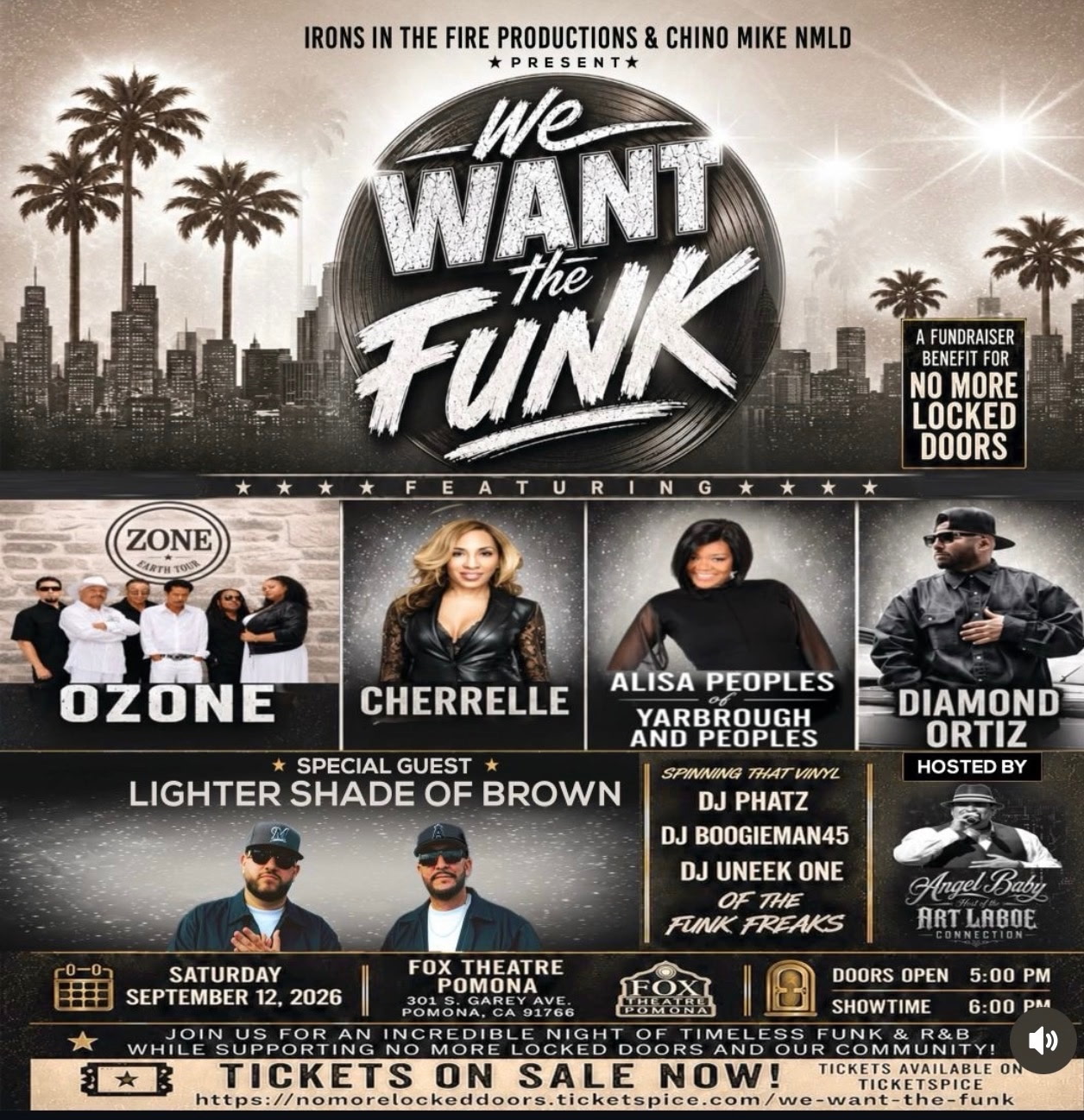 We Want The Funk — OZONE at Fox Theatre Pomona